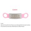 Etichetta ID per Animali Domestici Silicone Acciaio Inossidabile Cane Gatto Nome Personalizzato Collare Targhette Incise Accessori Nome Numero di Telefono Targhette per Animali Domestici