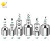 CR-V Chrome Vanadium Steel Ratchet Wrench Socket Adapter: 1/2" To 3/8" To 1/4" Fly