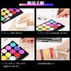 Chisafly Highlighter Face Paint Set for Body Maternity and Face Easy To and Includes 2 Brushes and 4 Stencils for and 15-Color Paint, Paint, Painting.
