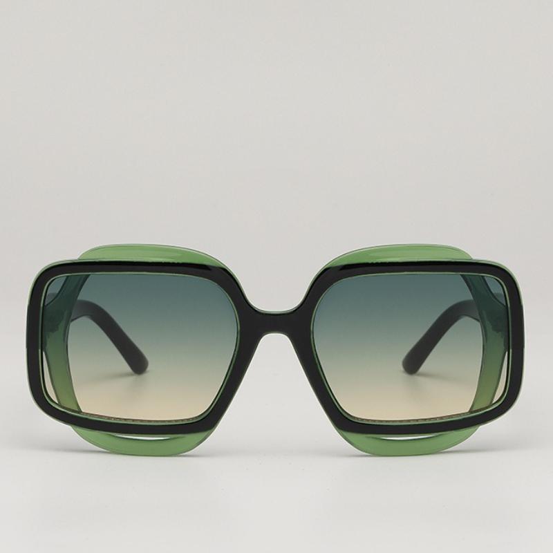 Personalized Fashion Sunglasses Versatile Sunshade Sunscreen Color Collision Sun Protection UV400 Shades Eyeglasses