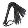 Leather BDSM Whip for Flirting and Spanking - Black