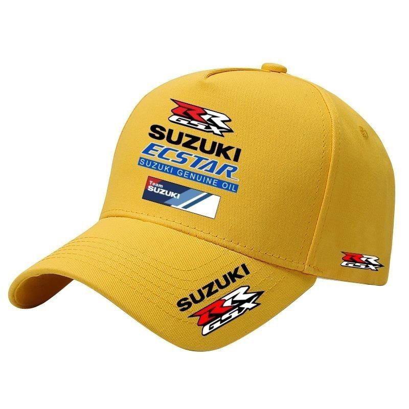 

For Suzuki Motorcycle Racing Baseball Cap For Both Men And Women Outdoor Riding Sunshade And Sweat-Absorbing Baseball Cap жовтий