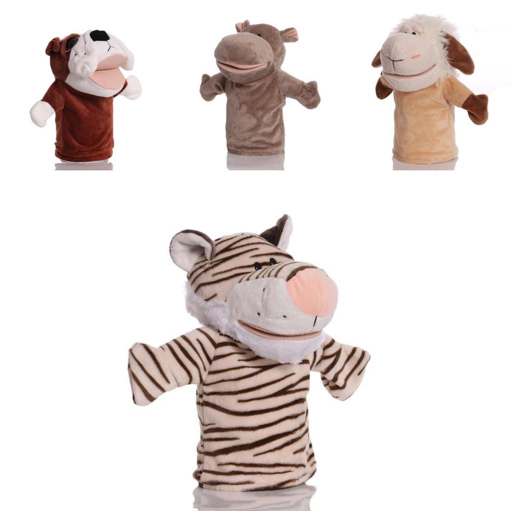 Adorable Plush Animal Hand Puppet For Kids Featuring Interactive Movable Mouth And Soft Texture