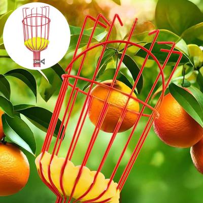 Fruit Picker Pole Telescopic Spliceable Rod with Basket Metal Extendable Picking Pole Garden