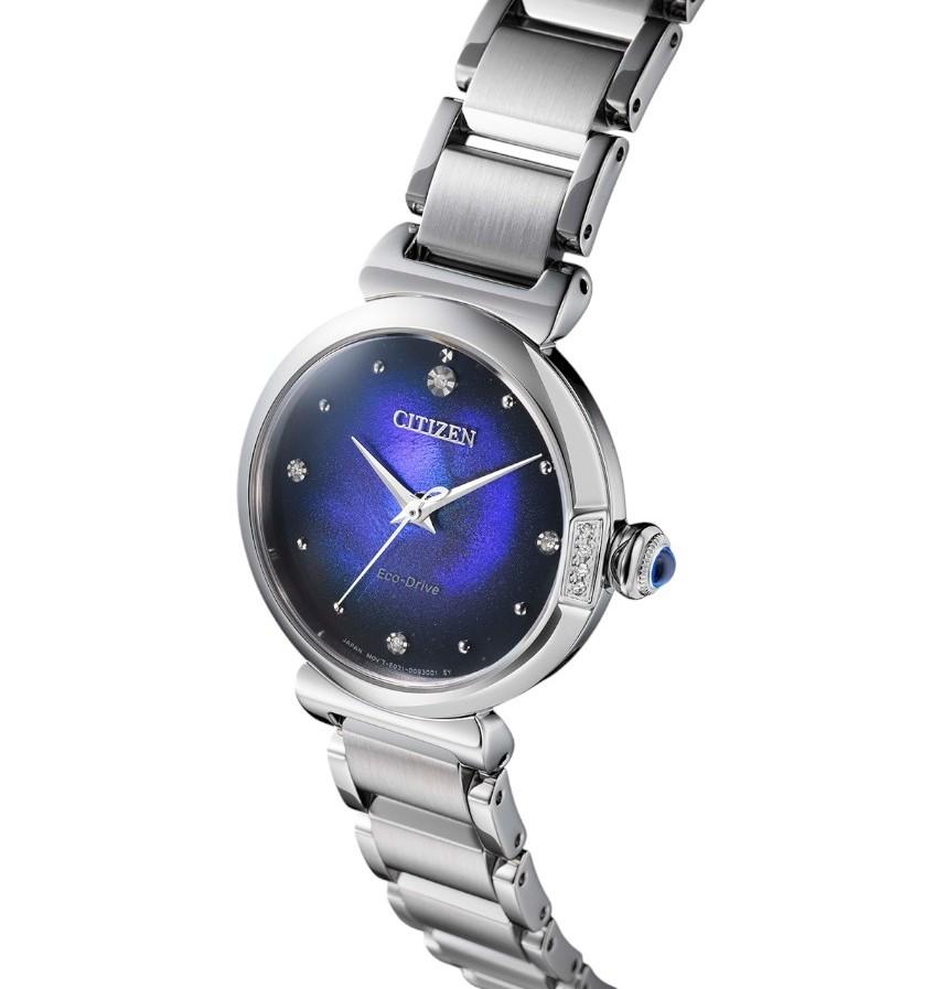 Citizen L Eco-Drive Sapphire Stainless Steel Women Watch EM1060-87L