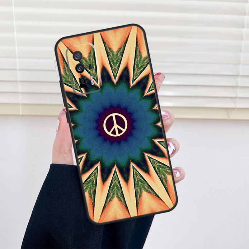Psychedelic Art Peace Cover For Xiaomi 13 14 15 Ultra 11T 12T 13T 14T Pro POCO X7 Pro X3 X5 X6 M6 F5 F6 Pro Case