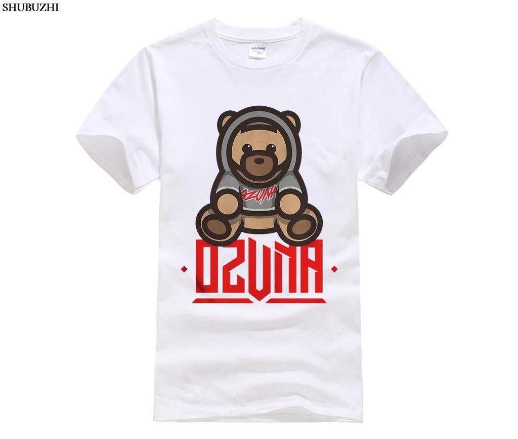 OZUNA logo new design best shirt fashion summer cotton tshirt new black brand tee-shirt male tops drop shipping Funny Top Tees