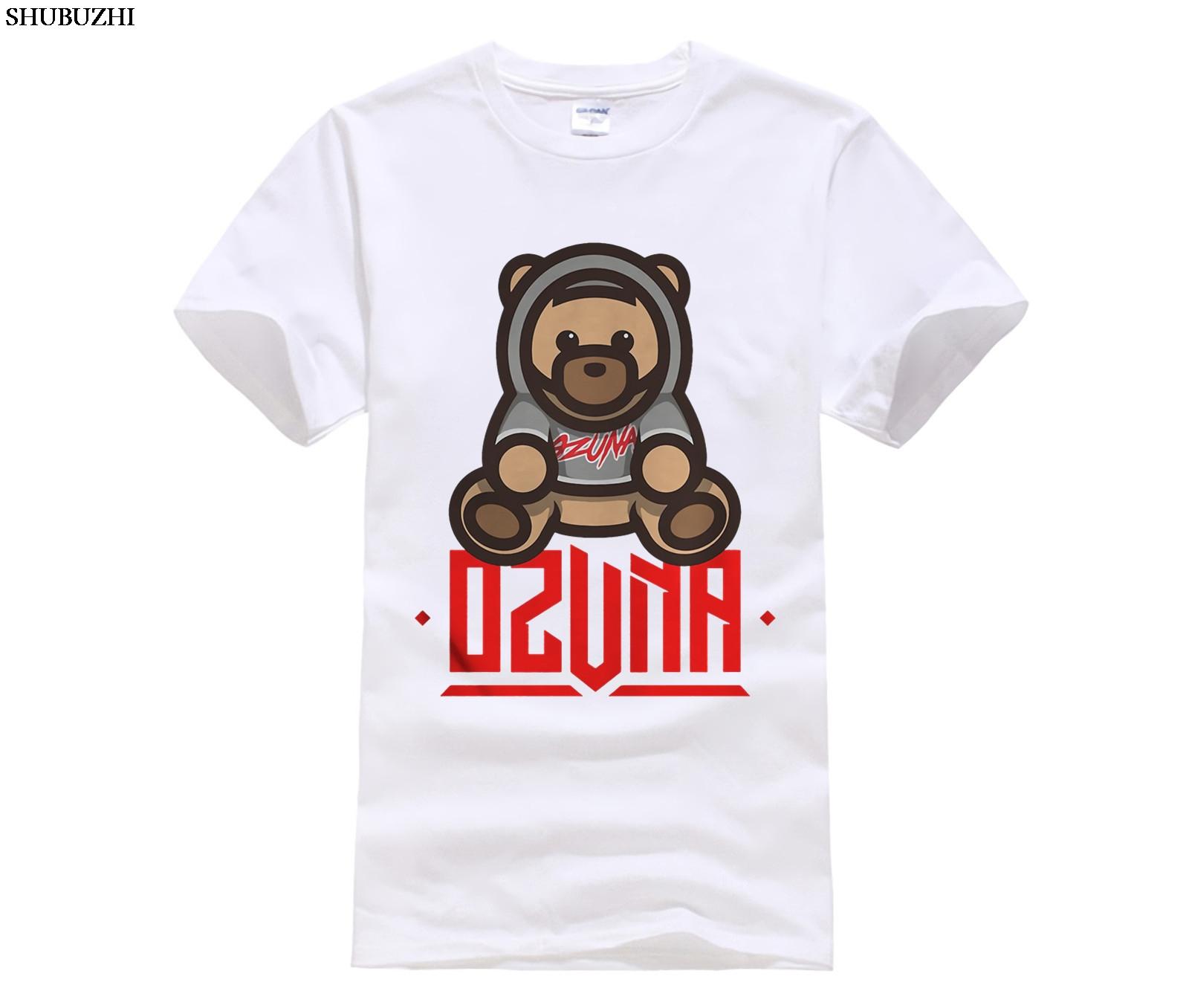 

OZUNA logo new design best shirt fashion summer cotton tshirt new black brand tee-shirt male tops drop shipping Funny Top Tees S
