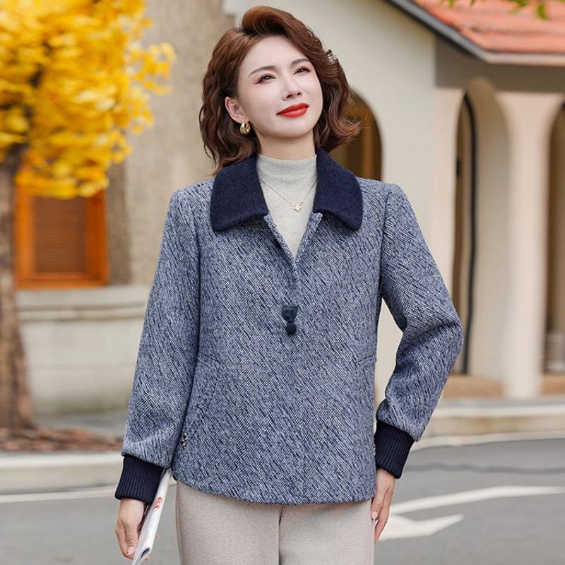 Winter Clothing, Autumn and Winter Plush Coat, New Thickened Top, Women's High-end Woolen Clothing