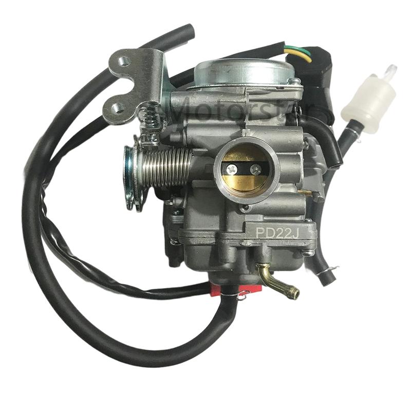 PD22J Carburetor For Chinese 50cc 60cc 80cc 100cc 139QMB 139QMA 149QMG CVK For 22mm GY6 Engine Scooter 100CC-125CC Moped carb