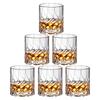 CLITON European Carved Whiskey Glasses Set