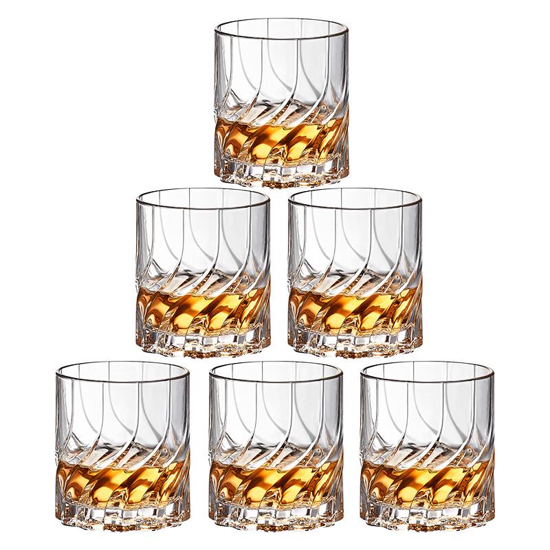 CLITON European Carved Whiskey Glasses Set