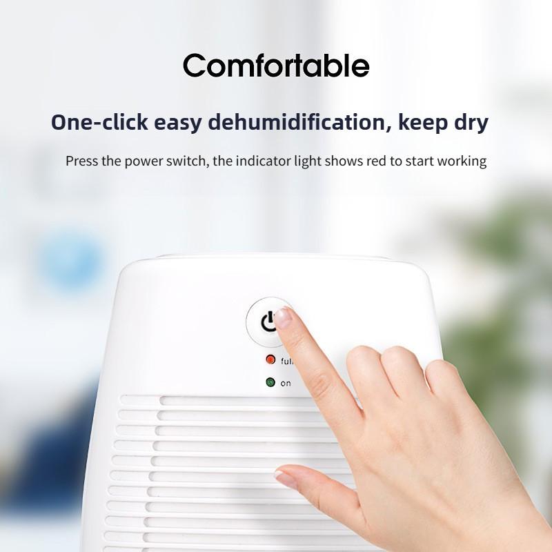 Portable Silent Bedroom Air Dryer Power Saving Moisture Absorber Machine Household Small Dehumidifier