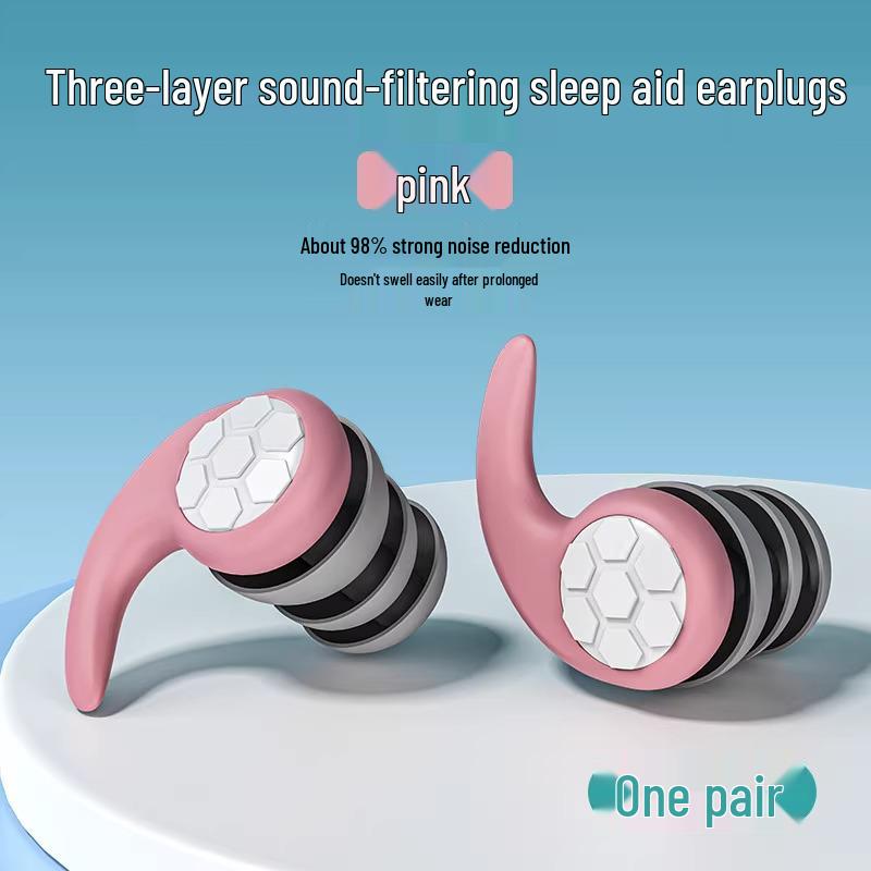 Professional Waterproof Soundproof Earplugs for Bathing and Swimming