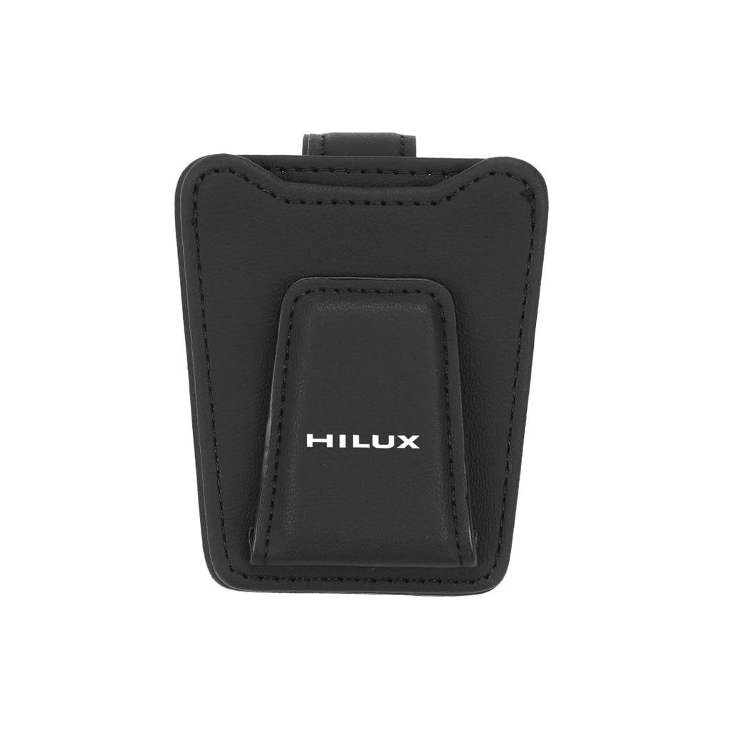 Hilux Specialized Car Eyeglass Holder, HILUX Exclusive Logo, Thin, Sunglasses Holder, Suitable for One-Handed