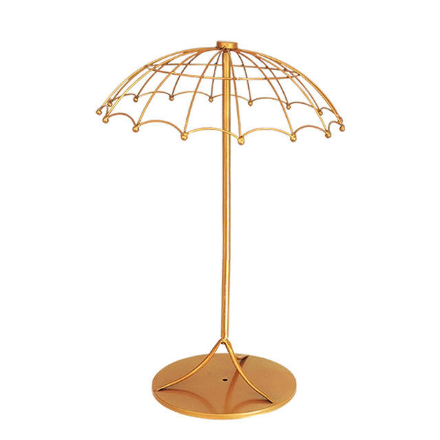 Newly Designed Iron Modern Umbrella Shaped Flower Stand Table Centerpiece Wedding Roadway Props Desktop Flower Art customized