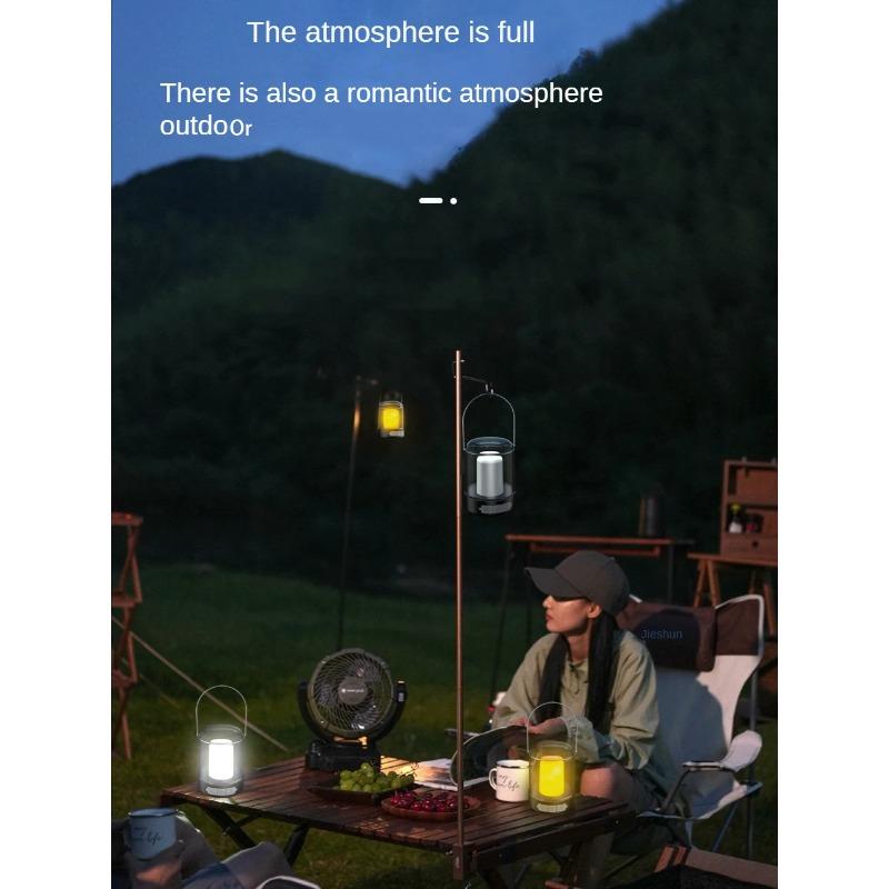Outdoor Camping LED Flashlight Touch 3 Colors USB Rechargeable Portable LED Tent Lanterna Outdoor Portable Emergency Light Bulb