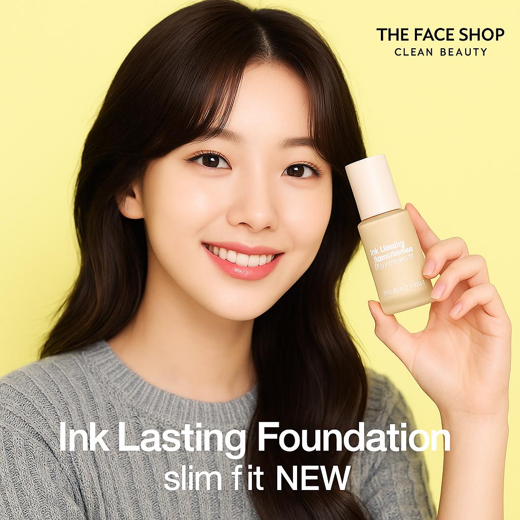 The Face Shop Ink Lasting Foundation Slim Fit Neu (15ml)