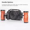 Asixxsix Z30 Camera Cage Aluminum Alloy Video Rig with Arca Port 1/4 3/8 Mounting Holes Hollow Design for Nikon Vlog Filmmaking