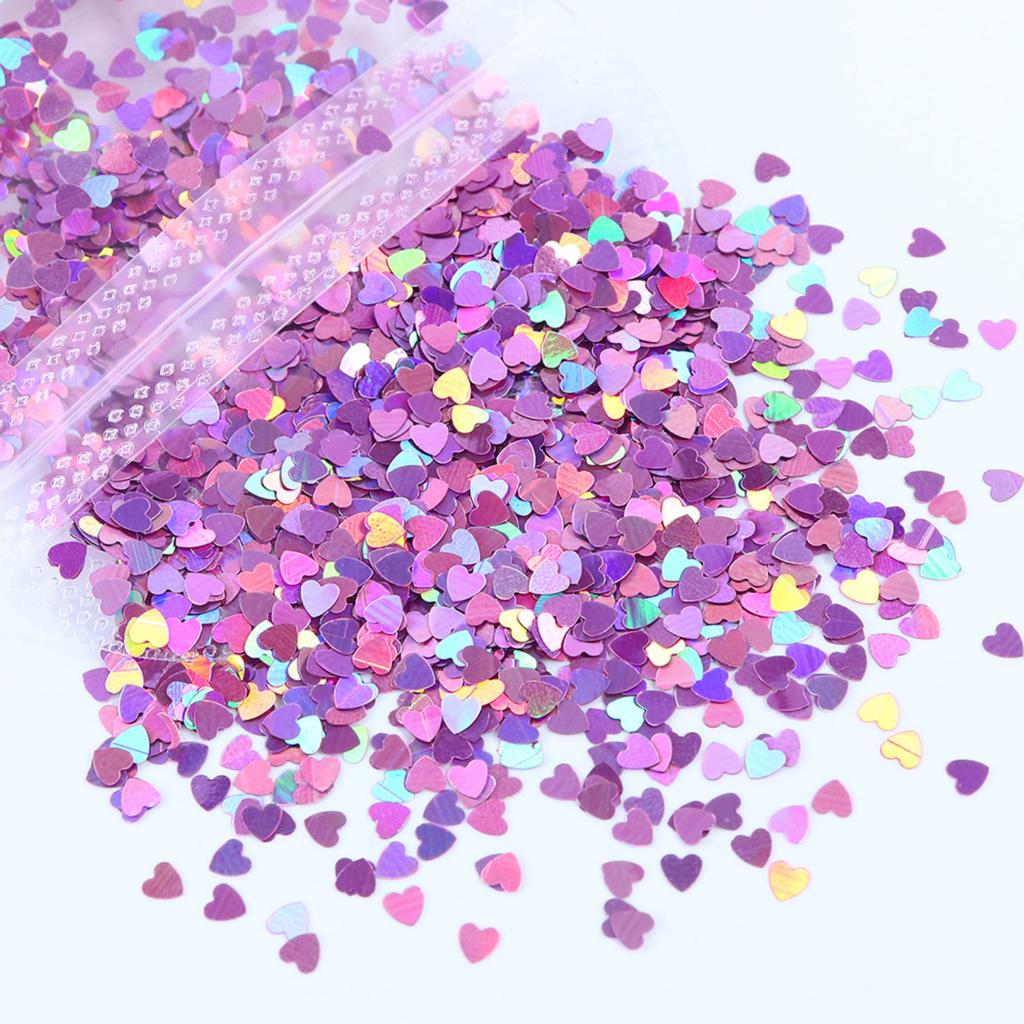 Sac en forme de 2g de -Coupe Brillante en Forme d'Art Paillettes PET Accessoires pour Ongles Saint-Valentin Scintillements