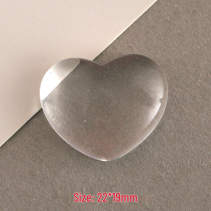 Clear Heart Bear Resin Jewelry Phone Case DIY Kit