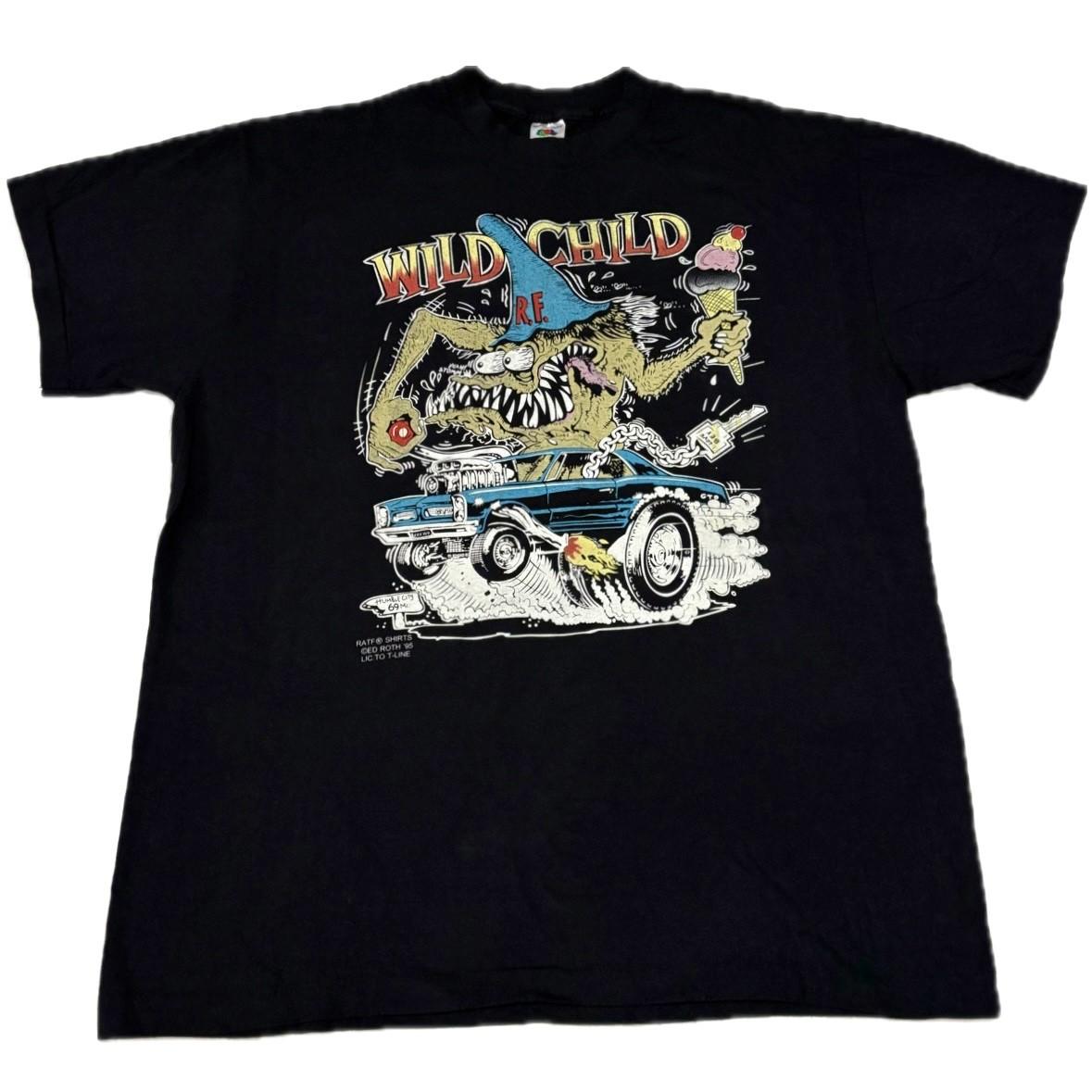 Винтажная рубашка 90-х RAT FINK Y2K Ed Big Daddy Roth Hole Bike Show  РЕПРИНТ L