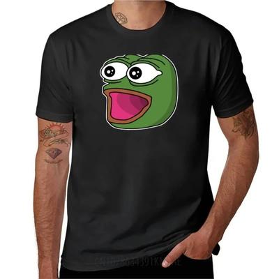 POGGERS Weißer Rand T-Shirt schwere Stoffe neue Ausgabe Hemden Grafik-T-Shirts schwarze T-Shirts für Männer