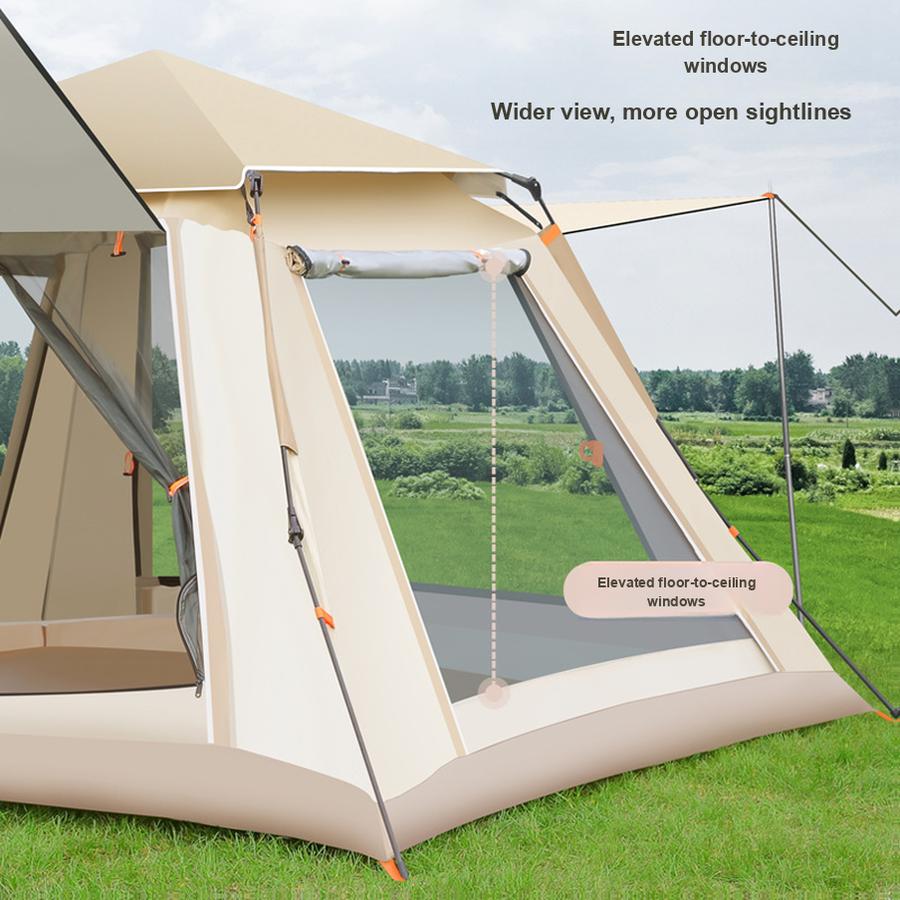 Automatic Waterproof Windproof Storm Rain Camping Tent for Outdoor Park Recreation