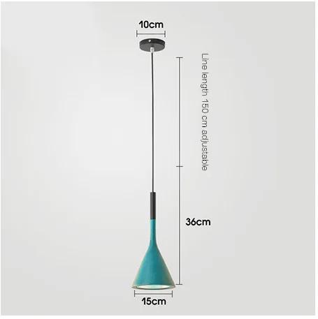 Modern Led Pendant Lights Multicolor E27 for Kitchen Fixtures Indoor Bedroom Dining Room Hanging Lamp Lampshade Home Chandeliers