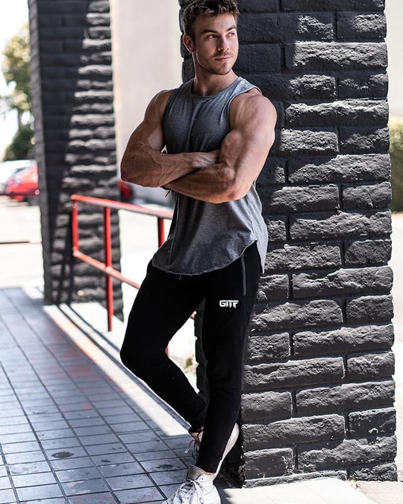 European & American Men's Slim-Fit Joggers: Autumn/Winter Cross-Border, Casual Running, Fitness Training, Small Leg Pants.