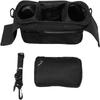 Water Tough Nylon Dog Training Bag Black Dog Walking Fanny Pack Dog Food Pouch  Pet Owner Daily Use