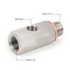 New Side Holes Oil Pressure Sensor Connector 1/8 NPT Female To 1/4NPT 1/8NPT 1/8BSPT M10 M12 M14*1.5 Feed Line Gauge Tee Adapter