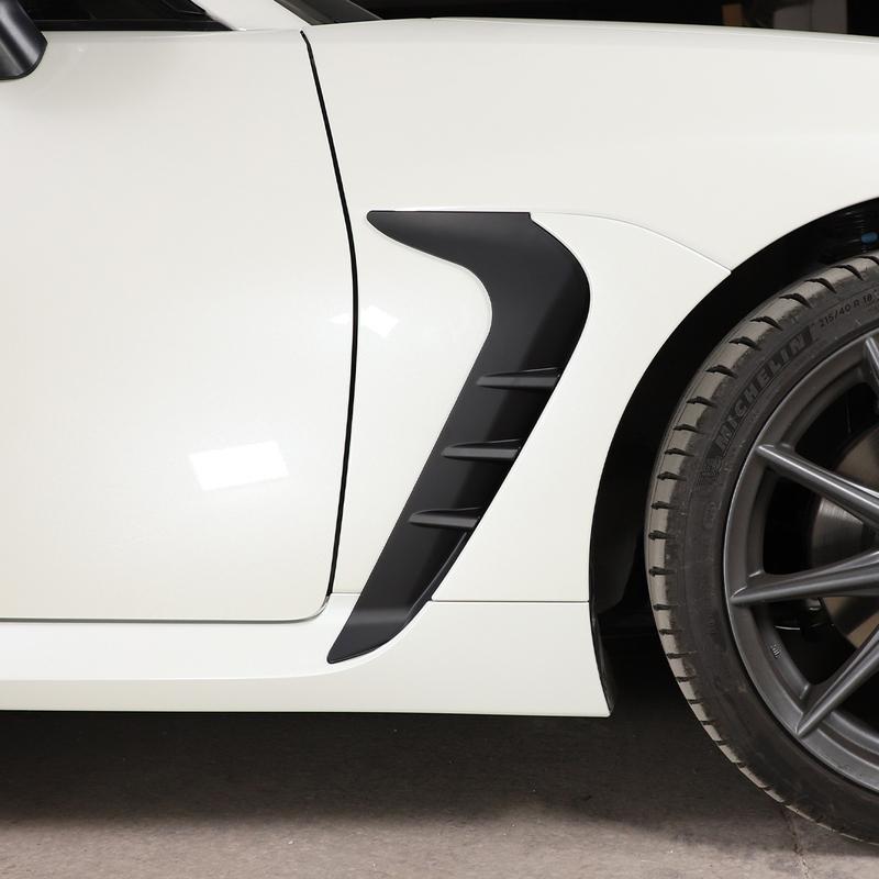 For Subaru BRZ  For Toyota GR 86  ABS Matt Black Car Fender Side Air Vent Outlet Cover Trim Sticker Car Accessories