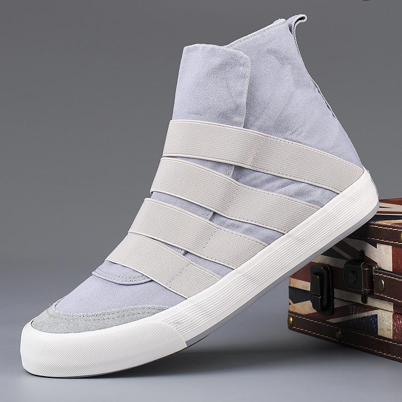 Spring 2026 Men's Breathable High-Top Casual Skating Shoes – Classic, Versatile, and Comfortable Fashion.