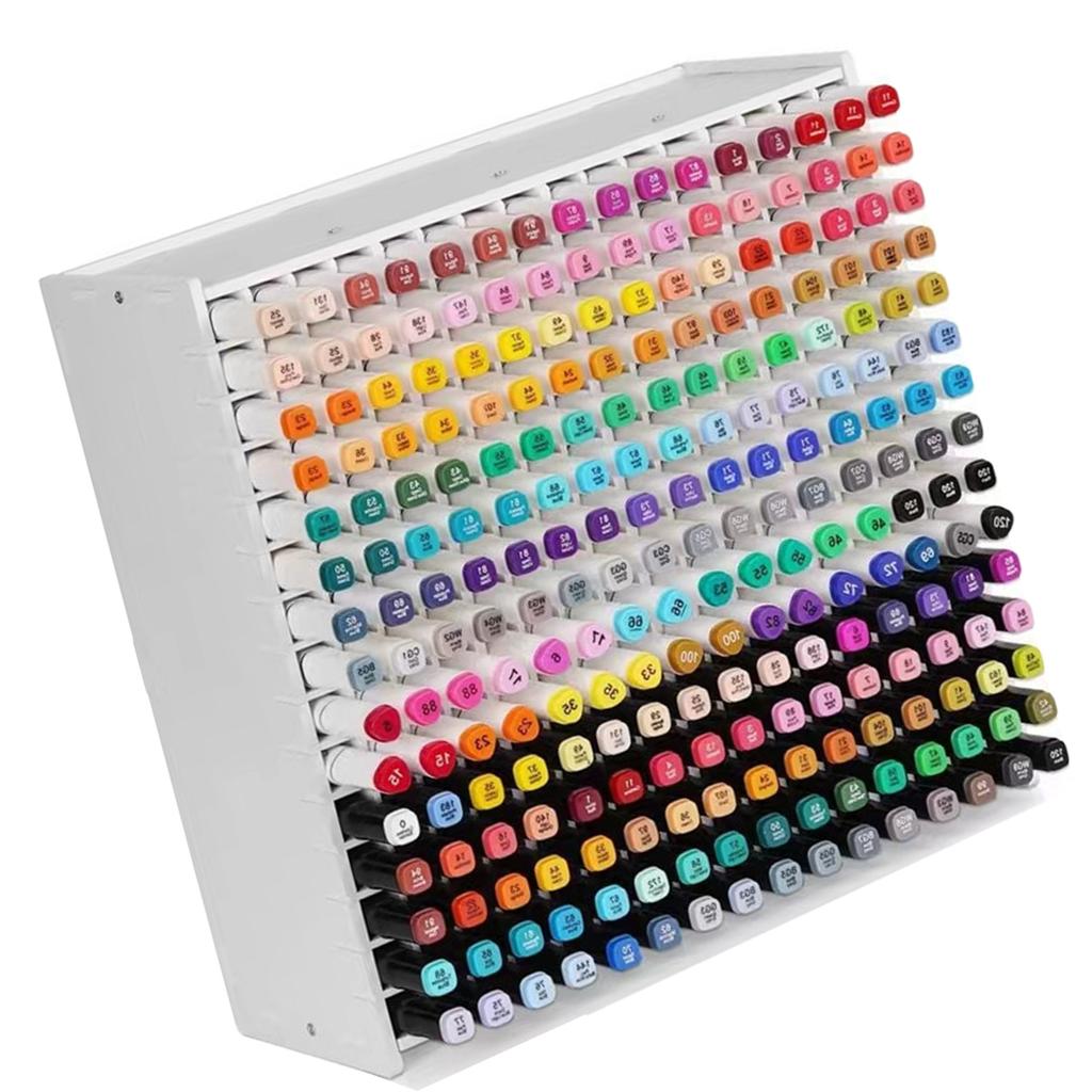 45/81 Slots Marker Holders Tilted Marker Storage Holders Art Marker Storage Rack Easy To Use For Artists Designers