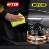Car Plastic Repair Wax, Durability Can Last 2-3 Years, Repairs Scratches and Enhances Tire Gloss, Maintenance for Black Interior