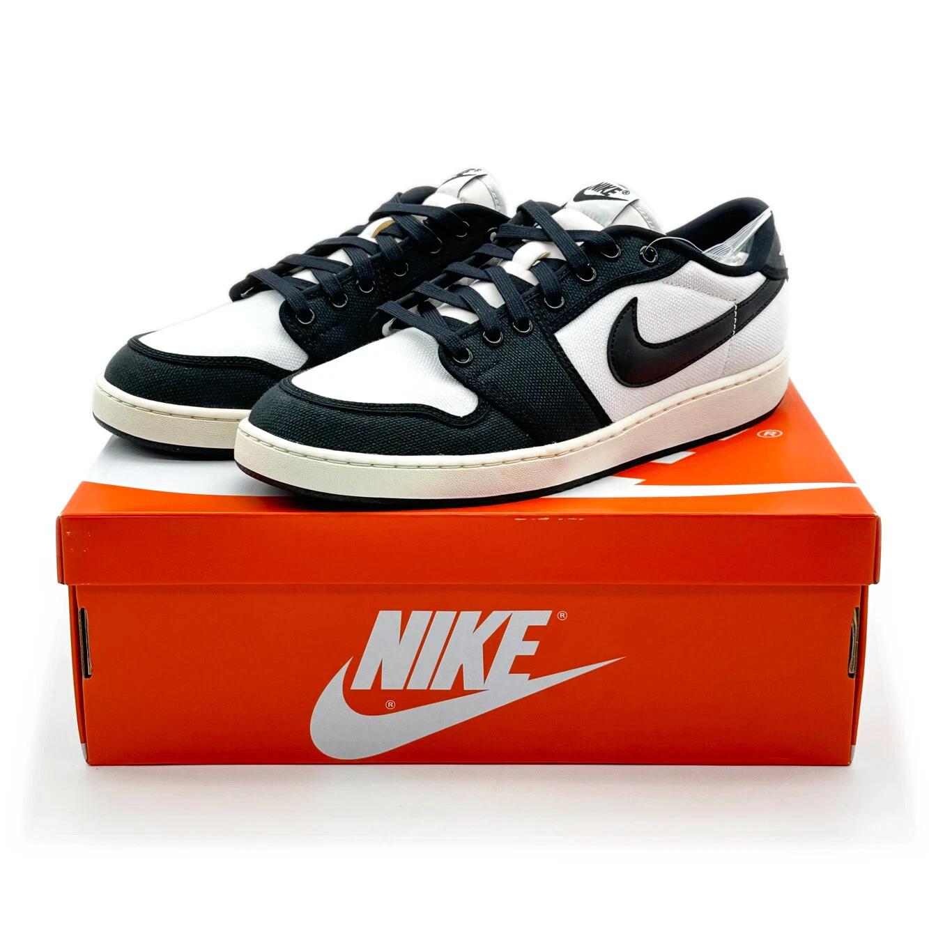 

DX4981-100 Nike Air Jordan 1 Low KO Black White Panda Canvas (Men s) US 9