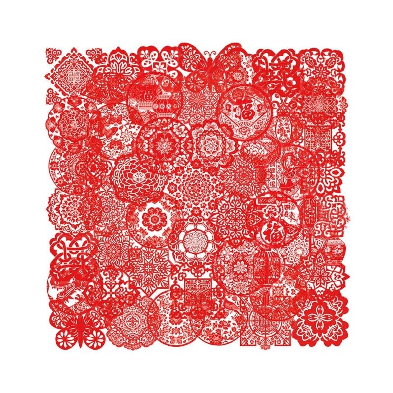 

Reusable Clear Window Clings 2026 Chinese New Year Static Window Sticker Spring Festival Decorations Cling No Residues 1