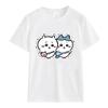 Kawaii Anime Summer Japan Awesome Tshirt Cotton Popular Childrens Shortsleeved Casual Wear Chiikawa Tshirt