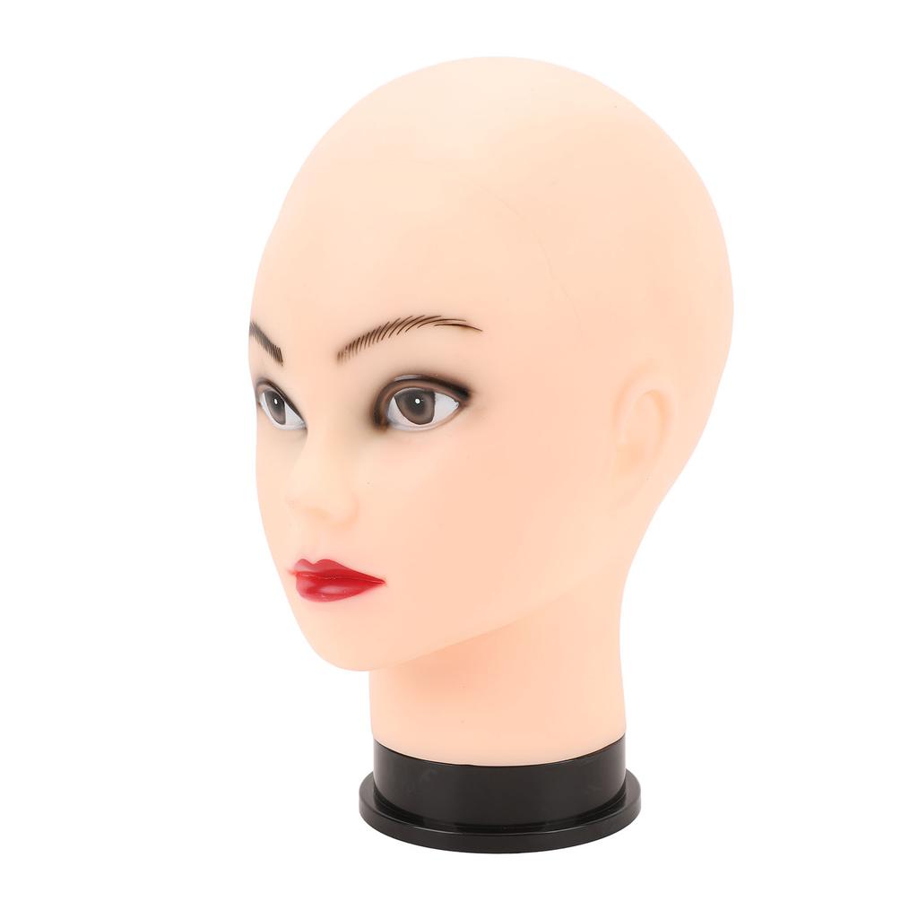 Weibliche Glatze Mannequin Kopf PVC für Perücken Ausbildung Herstellung Hut Brillen Display Professionelle Cosmetol