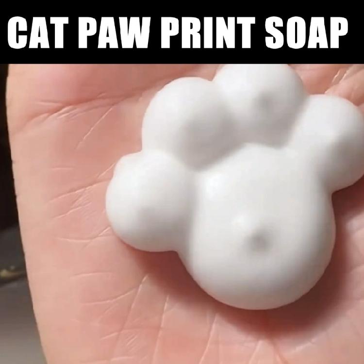 Sustainable Cats Paws Foam Soap Dispenser Reusable Plastic Hand and Dish Soap Pump For Halloweens Birthday Gift