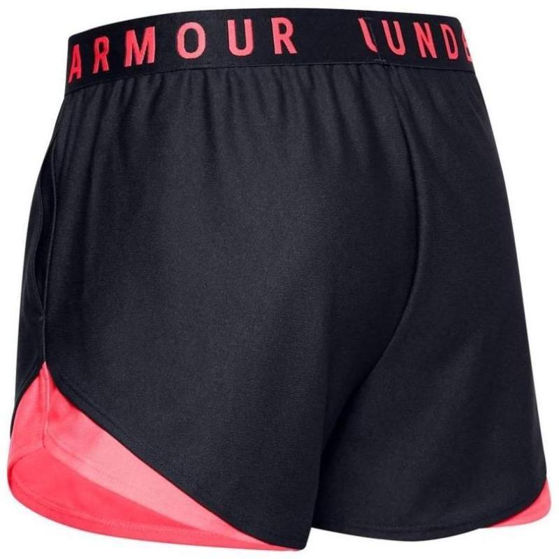 Under Armour Sports Shorts Women's Black/Pink Color Moderate Knitted Shorts Unisex 1344552-009