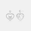 METROCITY JEWELRY Cuore White Earrings A241BE0037WPA