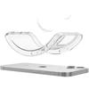 For iPhone 15 Pro Max Soft TPU Clear Phone Cover with 2.5D Tempered Glass Screen Protector