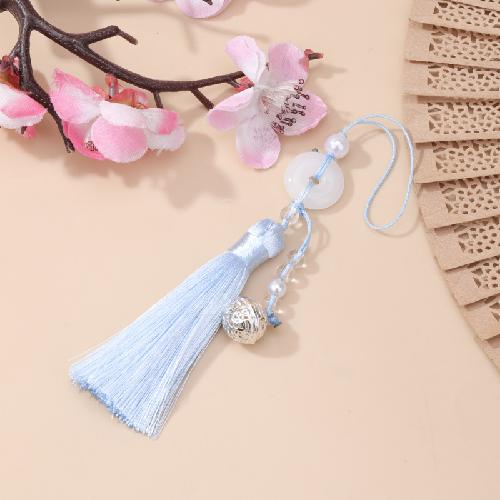 Qingxin Palace Bell Tassel Pendant Hanfu Waist with Yunmeng Jiang Pendant Palace Bell Ancient Style Accessories Fan Pendant Hanging Ear