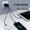 Three-Port USB Universal Wall Charger - Fast, 3C Certified, Multifunctional Multi-Hole Adapter.