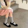 Solid Wool Cashmere Long Socks Casual Homewear Sleeping Socks  for Women & Men