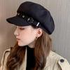 Adult Beret Hat Breathable French Style Baseball Caps Breathable Octagonal Hat