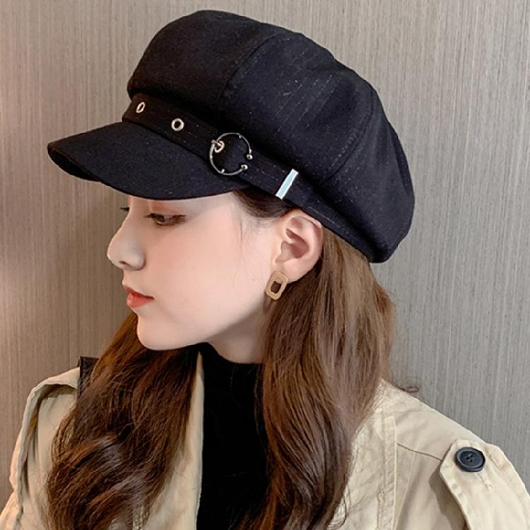 Adult Beret Hat Breathable French Style Baseball Caps Breathable Octagonal Hat