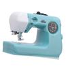 Kleine Nähmaschine, blau, niedliches realistisches Nähmaschinen-Kapselspielzeug für Schlafzimmer, Tischdekoration